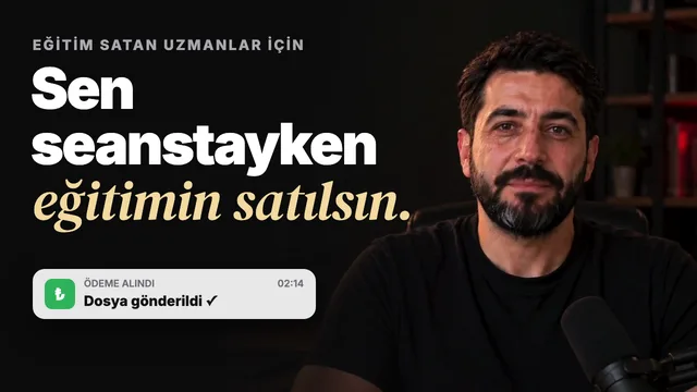 Video kapağı: Sen seanstayken eğitimin satılsın